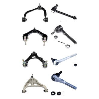 Dorman® - OE Solutions™ Front Lower and Upper Control Arm with Ball Joint and Tie Rod End Kit