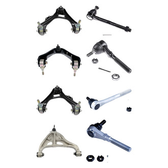 Dorman® - OE Solutions™ Front Lower and Upper Control Arm with Ball Joint and Tie Rod End Kit