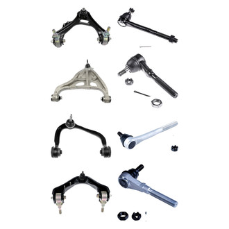 Dorman® - OE Solutions™ Front Lower and Upper Control Arm with Ball Joint and Tie Rod End Kit