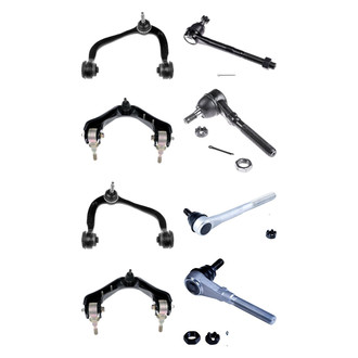 Dorman® - OE Solutions™ Front Lower and Upper Control Arm with Ball Joint and Tie Rod End Kit