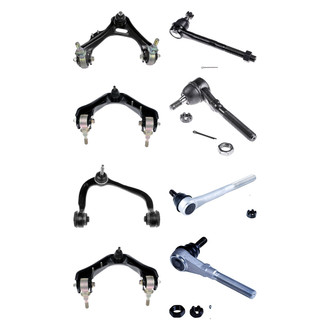 Dorman® - OE Solutions™ Front Lower and Upper Control Arm with Ball Joint and Tie Rod End Kit