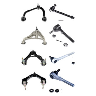 Dorman® - OE Solutions™ Front Lower and Upper Control Arm with Ball Joint and Tie Rod End Kit