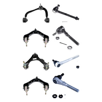 Dorman® - OE Solutions™ Front Lower and Upper Control Arm with Ball Joint and Tie Rod End Kit