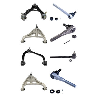 Dorman® - OE Solutions™ Front Lower and Upper Control Arm with Ball Joint and Tie Rod End Kit