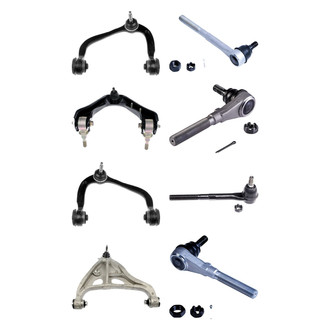Dorman® - OE Solutions™ Front Lower and Upper Control Arm with Ball Joint and Tie Rod End Kit