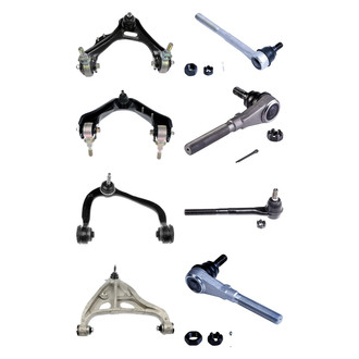 Dorman® - OE Solutions™ Front Lower and Upper Control Arm with Ball Joint and Tie Rod End Kit