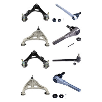 Dorman® - OE Solutions™ Front Lower and Upper Control Arm with Ball Joint and Tie Rod End Kit