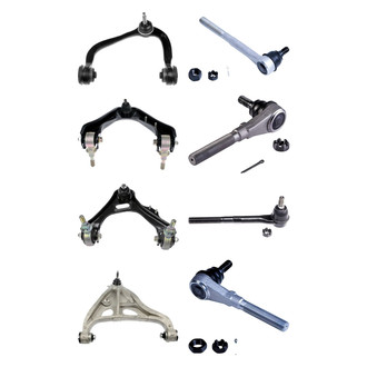 Dorman® - OE Solutions™ Front Lower and Upper Control Arm with Ball Joint and Tie Rod End Kit