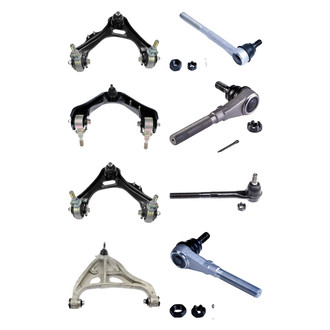 Dorman® - OE Solutions™ Front Lower and Upper Control Arm with Ball Joint and Tie Rod End Kit