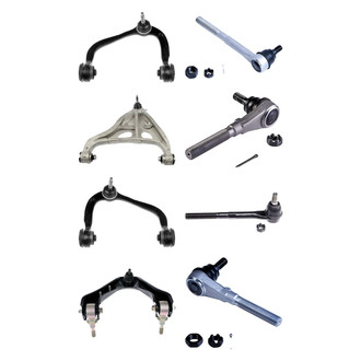 Dorman® - OE Solutions™ Front Lower and Upper Control Arm with Ball Joint and Tie Rod End Kit