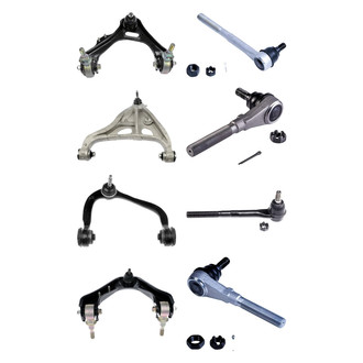Dorman® - OE Solutions™ Front Lower and Upper Control Arm with Ball Joint and Tie Rod End Kit