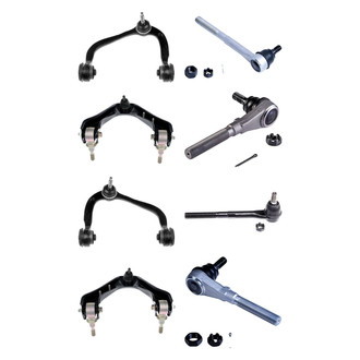 Dorman® - OE Solutions™ Front Lower and Upper Control Arm with Ball Joint and Tie Rod End Kit