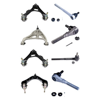 Dorman® - OE Solutions™ Front Lower and Upper Control Arm with Ball Joint and Tie Rod End Kit
