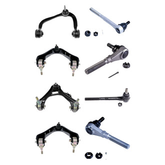 Dorman® - OE Solutions™ Front Lower and Upper Control Arm with Ball Joint and Tie Rod End Kit