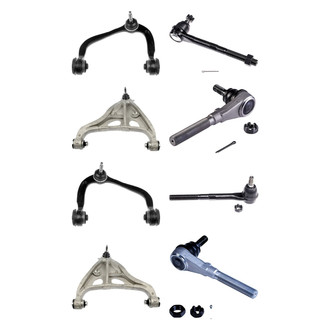 Dorman® - OE Solutions™ Front Lower and Upper Control Arm with Ball Joint and Tie Rod End Kit