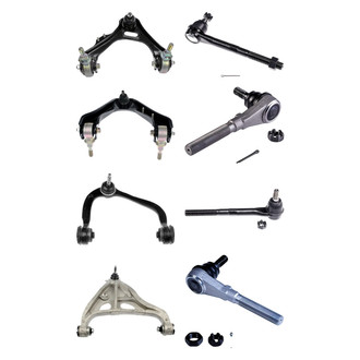 Dorman® - OE Solutions™ Front Lower and Upper Control Arm with Ball Joint and Tie Rod End Kit