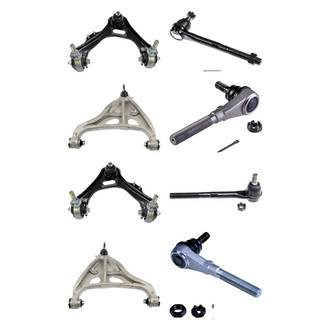 Dorman® - OE Solutions™ Front Lower and Upper Control Arm with Ball Joint and Tie Rod End Kit