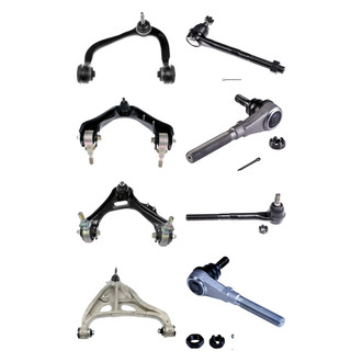 Dorman® - OE Solutions™ Front Lower and Upper Control Arm with Ball Joint and Tie Rod End Kit