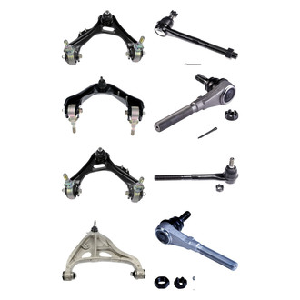 Dorman® - OE Solutions™ Front Lower and Upper Control Arm with Ball Joint and Tie Rod End Kit