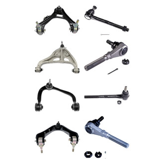 Dorman® - OE Solutions™ Front Lower and Upper Control Arm with Ball Joint and Tie Rod End Kit