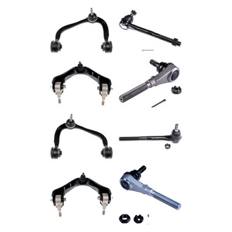 Dorman® - OE Solutions™ Front Lower and Upper Control Arm with Ball Joint and Tie Rod End Kit