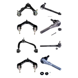 Dorman® - OE Solutions™ Front Lower and Upper Control Arm with Ball Joint and Tie Rod End Kit