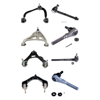 Dorman® - OE Solutions™ Front Lower and Upper Control Arm with Ball Joint and Tie Rod End Kit