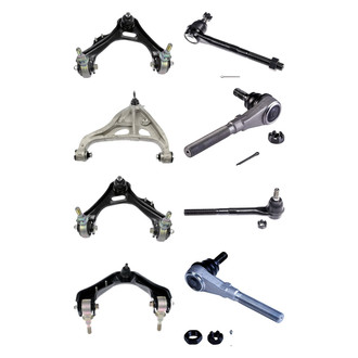 Dorman® - OE Solutions™ Front Lower and Upper Control Arm with Ball Joint and Tie Rod End Kit