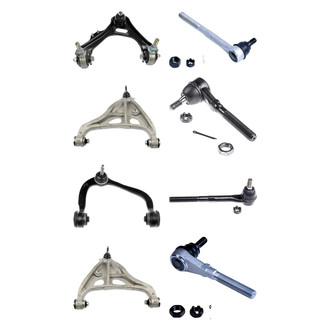 Dorman® - OE Solutions™ Front Lower and Upper Control Arm with Ball Joint and Tie Rod End Kit