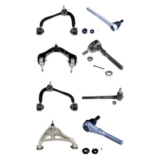 Dorman® - OE Solutions™ Front Lower and Upper Control Arm with Ball Joint and Tie Rod End Kit