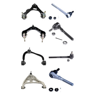 Dorman® - OE Solutions™ Front Lower and Upper Control Arm with Ball Joint and Tie Rod End Kit