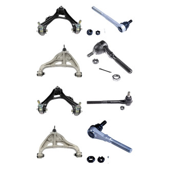 Dorman® - OE Solutions™ Front Lower and Upper Control Arm with Ball Joint and Tie Rod End Kit