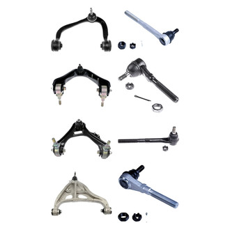 Dorman® - OE Solutions™ Front Lower and Upper Control Arm with Ball Joint and Tie Rod End Kit