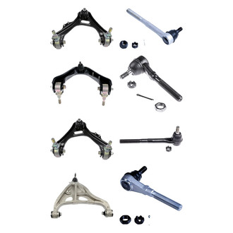 Dorman® - OE Solutions™ Front Lower and Upper Control Arm with Ball Joint and Tie Rod End Kit