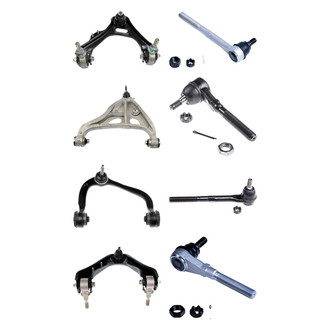 Dorman® - OE Solutions™ Front Lower and Upper Control Arm with Ball Joint and Tie Rod End Kit
