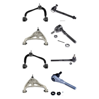Dorman® - OE Solutions™ Front Lower and Upper Control Arm with Ball Joint and Tie Rod End Kit