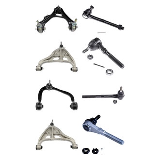 Dorman® - OE Solutions™ Front Lower and Upper Control Arm with Ball Joint and Tie Rod End Kit