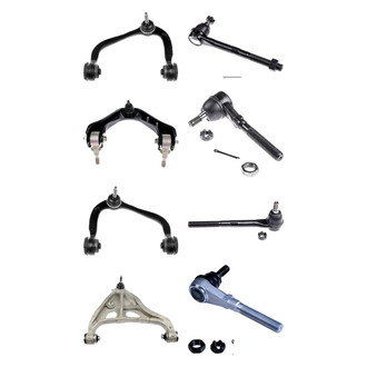 Dorman® - OE Solutions™ Front Lower and Upper Control Arm with Ball Joint and Tie Rod End Kit
