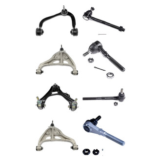 Dorman® - OE Solutions™ Front Lower and Upper Control Arm with Ball Joint and Tie Rod End Kit