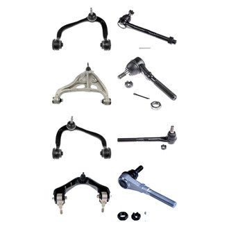 Dorman® - OE Solutions™ Front Lower and Upper Control Arm with Ball Joint and Tie Rod End Kit
