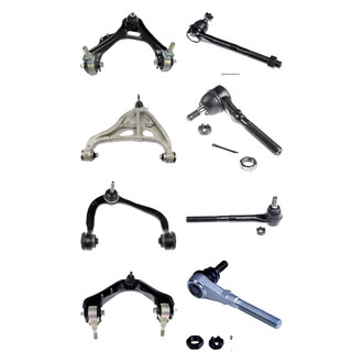 Dorman® - OE Solutions™ Front Lower and Upper Control Arm with Ball Joint and Tie Rod End Kit