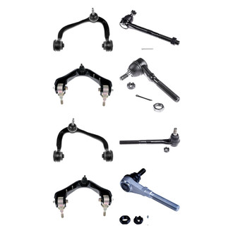 Dorman® - OE Solutions™ Front Lower and Upper Control Arm with Ball Joint and Tie Rod End Kit