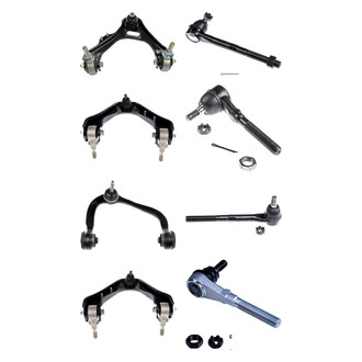 Dorman® - OE Solutions™ Front Lower and Upper Control Arm with Ball Joint and Tie Rod End Kit