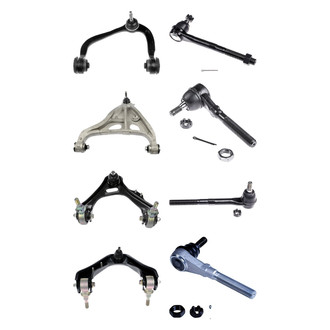 Dorman® - OE Solutions™ Front Lower and Upper Control Arm with Ball Joint and Tie Rod End Kit