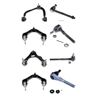 Dorman® - OE Solutions™ Front Lower and Upper Control Arm with Ball Joint and Tie Rod End Kit