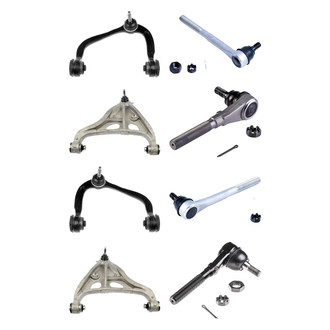 Dorman® - OE Solutions™ Front Lower and Upper Control Arm with Ball Joint and Tie Rod End Kit