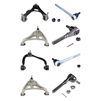 Dorman® - OE Solutions™ Front Lower and Upper Control Arm with Ball Joint and Tie Rod End Kit