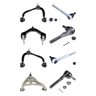 Dorman® - OE Solutions™ Front Lower and Upper Control Arm with Ball Joint and Tie Rod End Kit