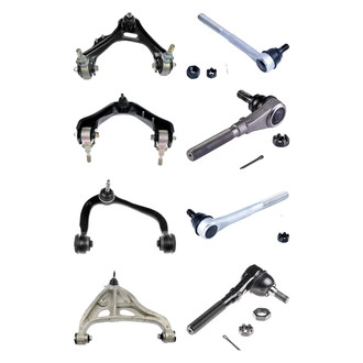 Dorman® - OE Solutions™ Front Lower and Upper Control Arm with Ball Joint and Tie Rod End Kit