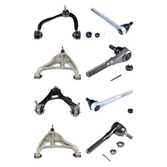 Dorman® - OE Solutions™ Front Lower and Upper Control Arm with Ball Joint and Tie Rod End Kit